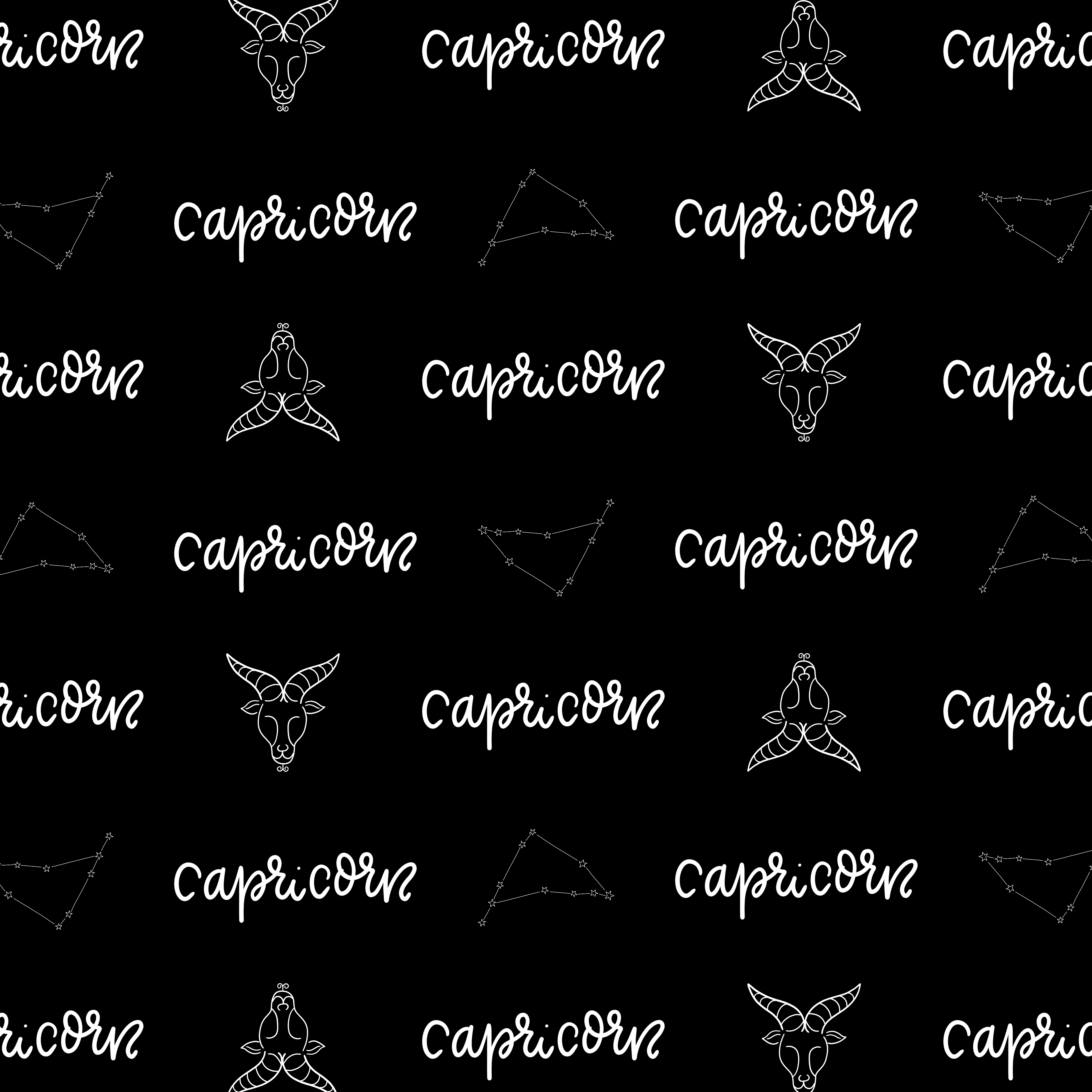 Capricorn_Wallpaper_BlackBckgrd